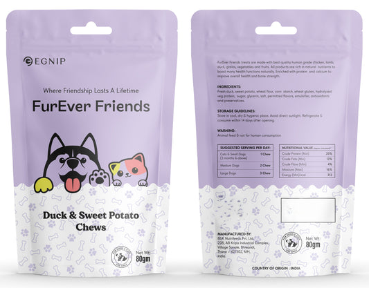 Duck & Sweet Potato Chews
