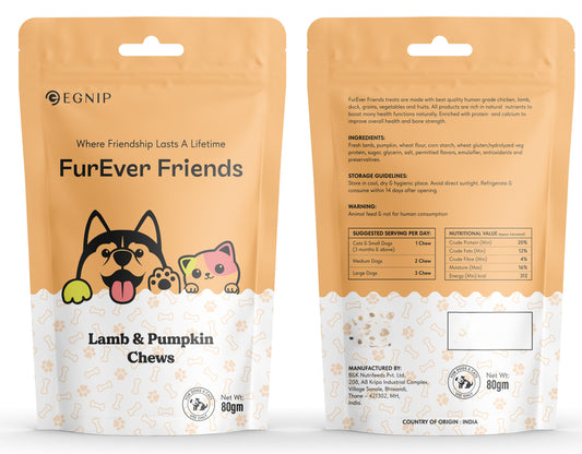 Lamb & Pumpkin Chews